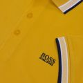 Athleisure Mens Pale Yellow Paddy Regular Fit S/s Polo Shirt 38747 by BOSS from Hurleys