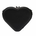 Womens Black Johanna Vegan Heart Crossbody Bag 75998 by Vivienne Westwood from Hurleys