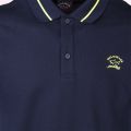 Mens Navy Neon Trim S/s Polo Shirt 105850 by Paul And Shark from Hurleys