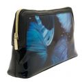 Womens Black Cenlore Butterfly Collective Wash Bag