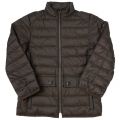 Boys Olive Crossover Quilted Jacket 65753 by Barbour from Hurleys