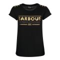 Womens Black Montegi S/s T Shirt 92124 by Barbour International from Hurleys