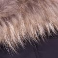 Womens Black Aviator Fur Smooth Jacket 13990 by Pyrenex from Hurleys