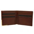 Mens Tan Breeze High Shine Leather Wallet 63527 by Ted Baker from Hurleys