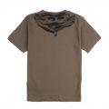 Boys Stone Grey Goggle Hood Back Print S/s T Shirt 95566 by C.P. Company Undersixteen from Hurleys
