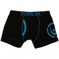 Fitted Boxers in Black/Blue 49546 by Duck and Cover from Hurleys