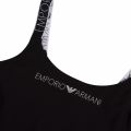 Womens Black Branded Tank Top 78947 by Emporio Armani Bodywear from Hurleys