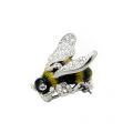 Womens Crystal & Silver Bumble Brooch 24728 by Vivienne Westwood from Hurleys