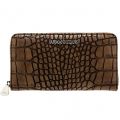 Womens Brown Croc Effect Purse 59136 by Armani Jeans from Hurleys