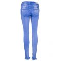 Womens Blue Wash High Rise Ankle-Zip Joi Skinny Fit Jeans 7115 by Replay from Hurleys