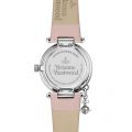 Womens Pink/Silver Orb Pastelle Leather Watch 44354 by Vivienne Westwood from Hurleys