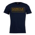 Mens Navy Essential Large Logo S/s T Shirt 38826 by Barbour International from Hurleys