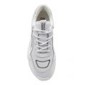 Womens White Branded Chunky Speed Trainers 51087 by Versace Jeans Couture from Hurleys