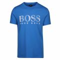 Mens Bright Blue Big Logo Beach S/s T Shirt 37735 by BOSS from Hurleys