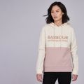 Womens Rose Quartz Goodwood Hooded Sweat Top 77858 by Barbour International from Hurleys