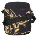 Mens Black/Gold Baroque Garland Cross Body Bag 100975 by Versace Jeans Couture from Hurleys