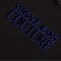 Mens Black Flock Logo Crew Sweat Top 46771 by Versace Jeans Couture from Hurleys