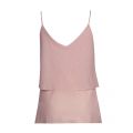 Womens Rose Smoke Vipetra Layered Cami Top 41564 by Vila from Hurleys