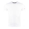 Mens White Logo Arm S/s T Shirt 31582 by Dsquared2 from Hurleys