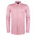Casual Mens Medium Pink Reverse L/s Shirt 34470 by BOSS from Hurleys
