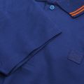 Mens Dark Blue Trim Collar Shark Fit S/s Polo Shirt 32838 by Paul And Shark from Hurleys