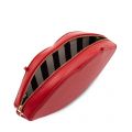 Womens Red Smooth Lips Cross Body Bag 72855 by Lulu Guinness from Hurleys