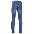 Mens Blue Wash Anbass Hyperflex Slim Jeans 24863 by Replay from Hurleys