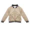 Girls Champagne Bomber Jacket 29856 by Mayoral from Hurleys