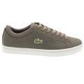 Mens Dark Grey Straightset Croc Trainers 19275 by Lacoste from Hurleys