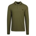 Mens Cypress Twin Tipped L/s Polo Shirt 47681 by Fred Perry from Hurleys
