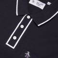Mens Dark Sapphire Earl Tipped S/s Polo Shirt 21557 by Original Penguin from Hurleys