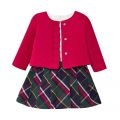 Baby Red Tartan Skirt 3 Piece Set 76610 by Mayoral from Hurleys
