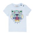 Baby Light Blue Tiger BB 1 S/s T Shirt 23610 by Kenzo from Hurleys