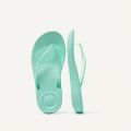 Womens Sea Foam Green Iqushion Transparent Flip Flops 109796 by FitFlop from Hurleys