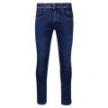 Mens Medium Blue Anbass Hyperflex Slim Jeans 107058 by Replay from Hurleys