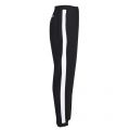 Womens Black/White Stripe Track Pants 35581 by Michael Kors from Hurleys