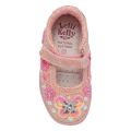 Girls Peach Glitter Paloma Butterfly Dolly Shoes (22-33) 109844 by Lelli Kelly from Hurleys