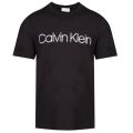 Mens Perfect Black Branded Chest S/s T Shirt 38881 by Calvin Klein from Hurleys