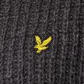 Mens Charcoal Marl Mini Shawl Knitted Cardigan 7563 by Lyle and Scott from Hurleys