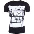 Mens Black T-Diego-Hf S/s Tee Shirt 63995 by Diesel from Hurleys