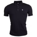 Mens Black Training Core Shield S/s Polo Shirt 11417 by EA7 from Hurleys