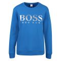 Casual Womens Blue Tastitch Crew Sweat Top 56878 by BOSS from Hurleys