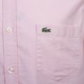 Mens Pink Oxford S/s Shirt 86294 by Lacoste from Hurleys