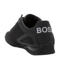 Athleisure Mens Black Saturn Lowp_Act4 Trainers 57271 by BOSS from Hurleys