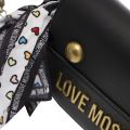 Womens Black Smooth Small Cross body 21484 by Love Moschino from Hurleys