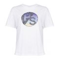 Womens White Sequin S/s T Shirt 20076 by PS Paul Smith from Hurleys