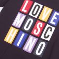 Mens Dark Blue Colour Letters Slim Fit S/s T Shirt 47851 by Love Moschino from Hurleys