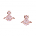 Womens Rose Gold/Light Pink Tamia Earrings