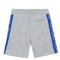 Junior Grey/Blue Logo Tape Sweat Shorts 36508 by Kenzo from Hurleys