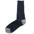 Lifestyle Mens Navy & Grey Houghton Socks